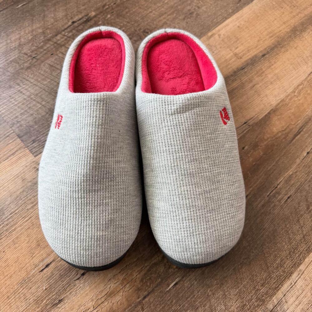RockDove Gray Memory Foam Slippers Men’s XL 11-12 Indoor Comfort
